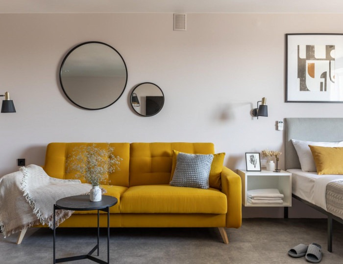 Номер студия люкс с 1 двуспальной кроватью - Апарт-отель Apartments & Hotel Trend / Тренд Бузулук