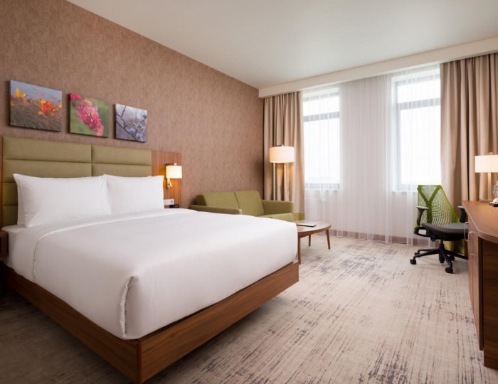 Номер стандарт семейный с 1 двуспальной кроватью - Отель Hilton Garden Inn Orenburg / Хилтон Гарден Инн Оренбург