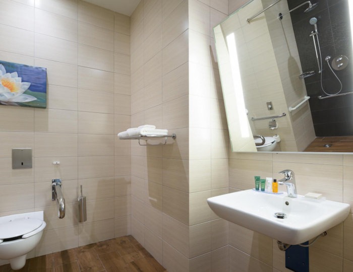 Номер стандарт для людей с ограниченными возможностями - Отель Hilton Garden Inn Orenburg / Хилтон Гарден Инн Оренбург