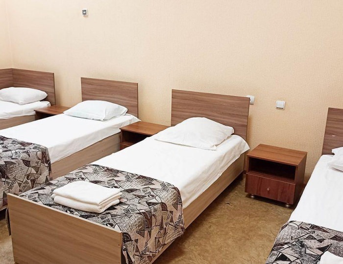 Кровать в 4-местном общем номере - Отель Smart Hotel KDO Оренбург / Смарт КДО Оренбург