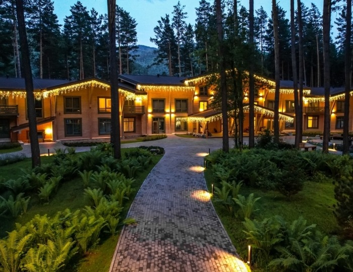 Отель Grand Chalet Altay / Гранд Шале Алтай Бирюзовая Катунь