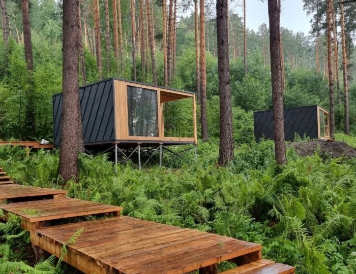 Глэмпинг «Август» Бирюзовая Катунь