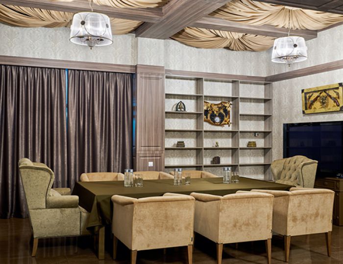 VIP комната переговоров в AQUA food club - Курортный комплекс «Аквамарин» Севастополь