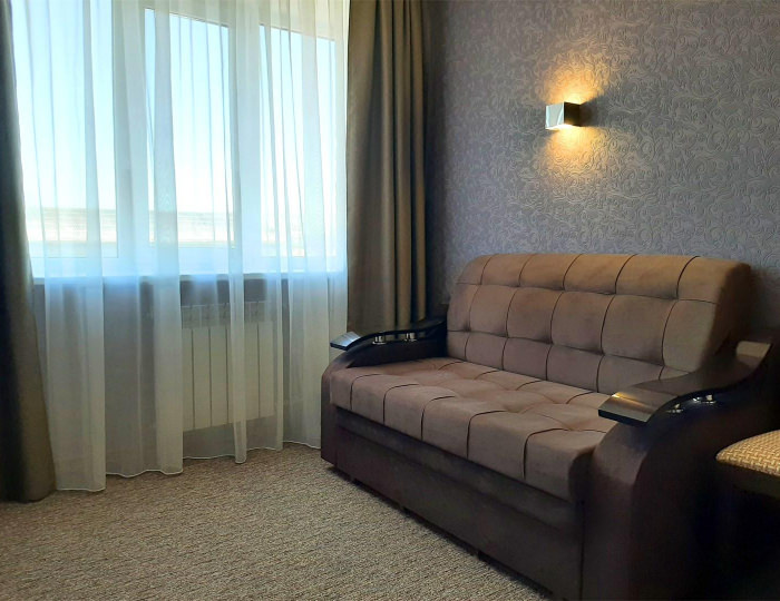 Номер люкс с 1 двуспальной кроватью, 2 звезды - Гостиница «Ессентуки»