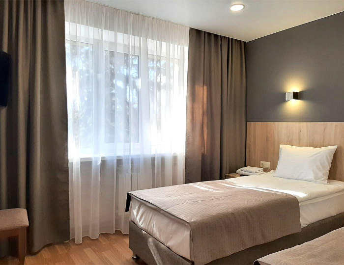 Номер стандарт с 2 односпальными кроватями, 2 звезды - Гостиница «Ессентуки»