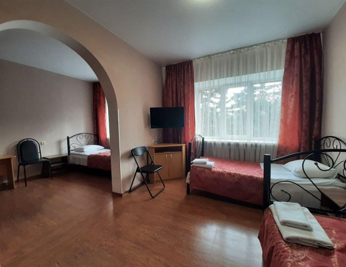 2-комнатный номер стандарт с 4 односпальными кроватями - Гостиница «Ессентуки»