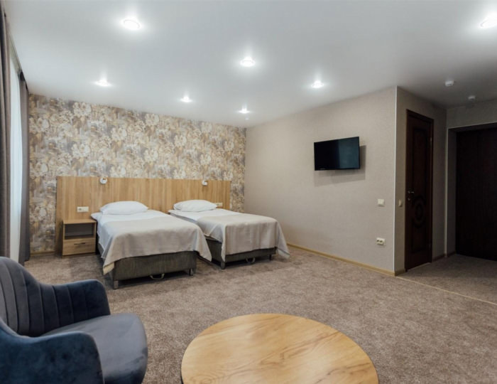 Номер делюкс с 1 двуспальной кроватью, 2 звезды - Гостиница «Ессентуки»