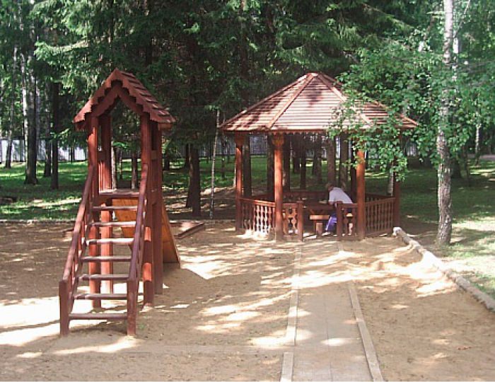 Беседки на территории санатория - Санаторий «Звенигородский»