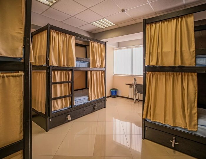 Кровать в 8 местном общем номере - Мини-отель Comfort / Комфорт Петропавловск-Камчатский