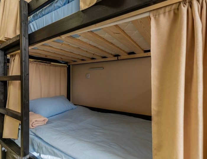 Кровать в 8 местном общем номере - Мини-отель Comfort / Комфорт Петропавловск-Камчатский