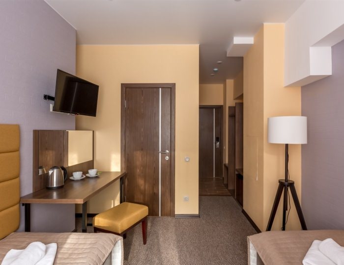 Улучшенный двухместный номер с 2 отдельными кроватями - Гостиница Myhotel24 Voikovskaya