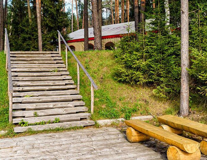 Шатер на Лесном озере - Природный курорт «Яхонты Ногинск»