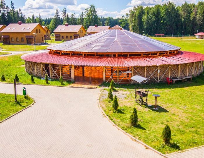 Деревянный шатер - Отель «Долина ИВолга»