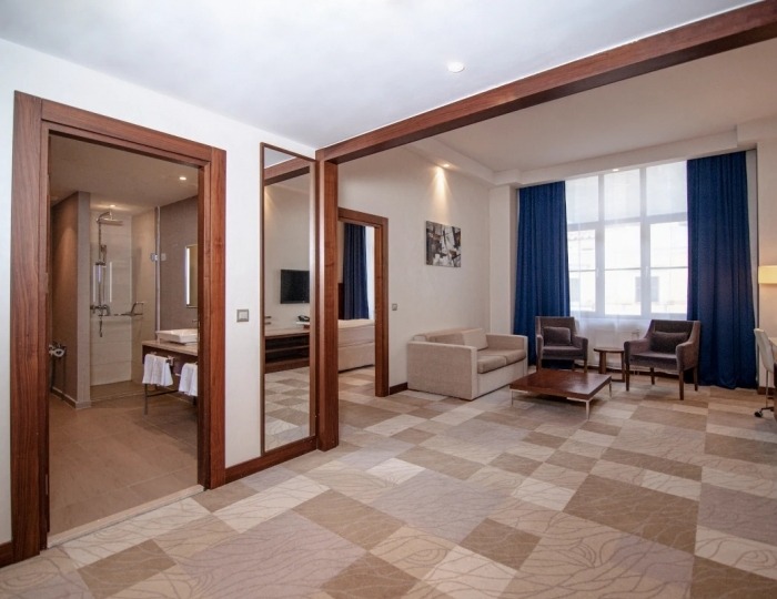 Люкс с одной большой кроватью - Отель Novotel Fit Krasnaya Polyana / Новотель Фит Красная Поляна