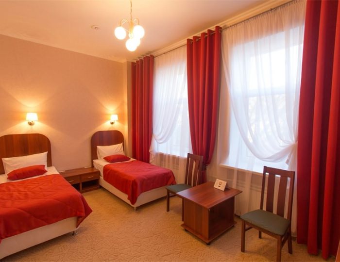 Стандарт однокомнатный твин с кондиционером - Гостиница «Волна» Самара