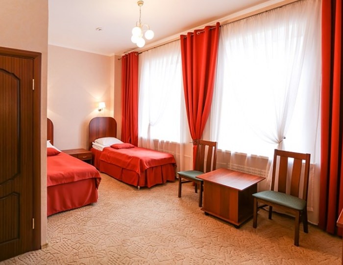 Стандарт однокомнатный твин с кондиционером - Гостиница «Волна» Самара