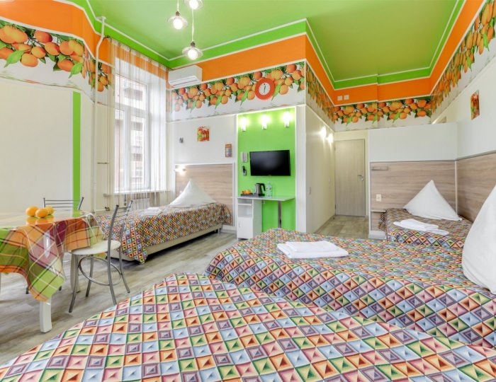 QUADRUPLE comfort (oranges) - Гостиница «АВИТА Красные ворота»