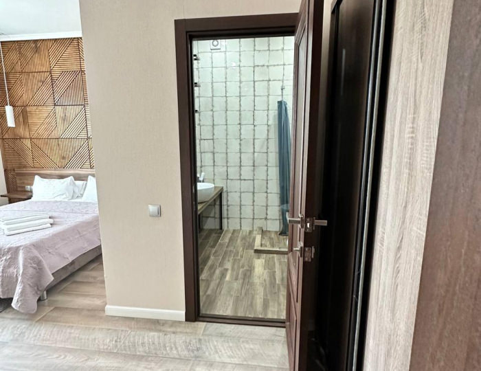 Номер стандарт с 1 двуспальной кроватью - Гостевой дом River & House / Ривер Хаус Архыз