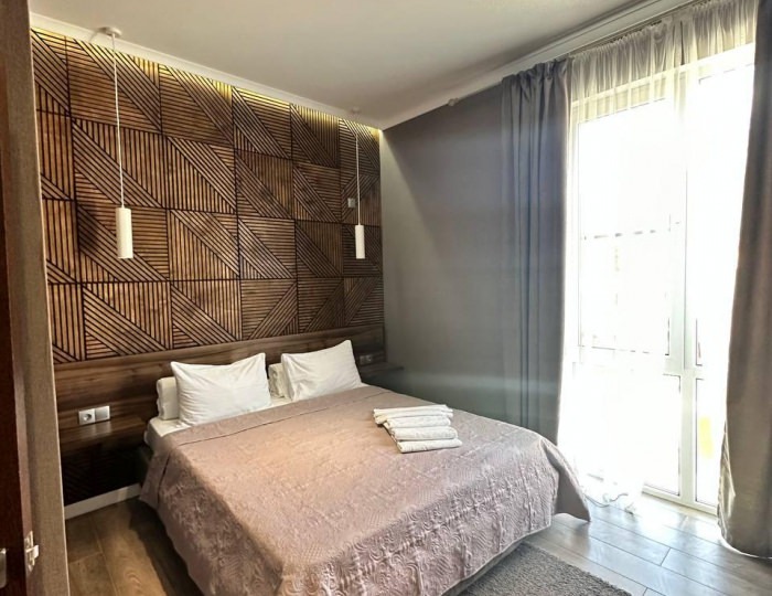 Номер комфорт с 1 двуспальной кроватью - Гостевой дом River & House / Ривер Хаус Архыз