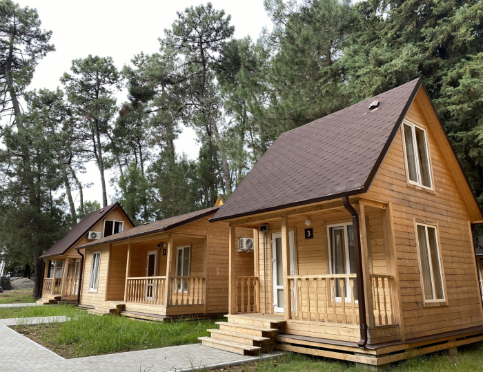 Вилла 2-местная 2-комнатная 2-этажная вилла стандарт п.Лесной - Дом отдыха «Золотые пески» Пицунда