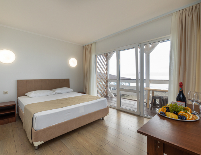 Коттедж 2-местный 1-комнатный стандарт коттедж п.Морской - Дом отдыха «Золотые пески» Пицунда