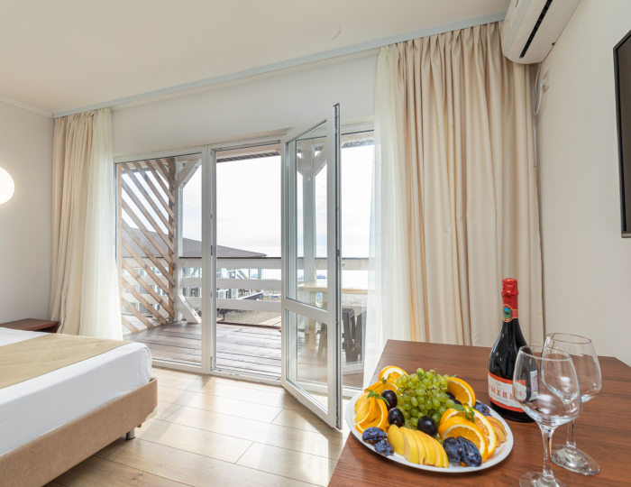 Коттедж 2-местный 1-комнатный стандарт коттедж п.Морской - Дом отдыха «Золотые пески» Пицунда