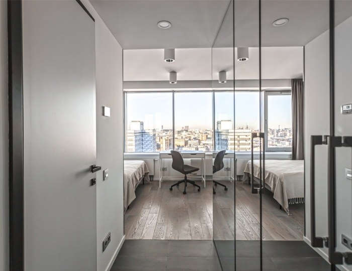 Студия The Highest floors - Апарт-отель Intermark Residence / Интермарк Резиденс
