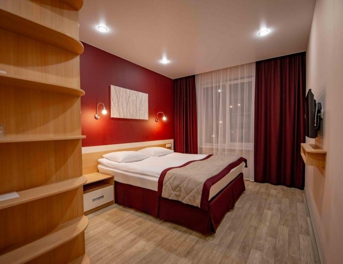 Номер комфорт с 1 двуспальной кроватью - Отель «Раздолье» Псков