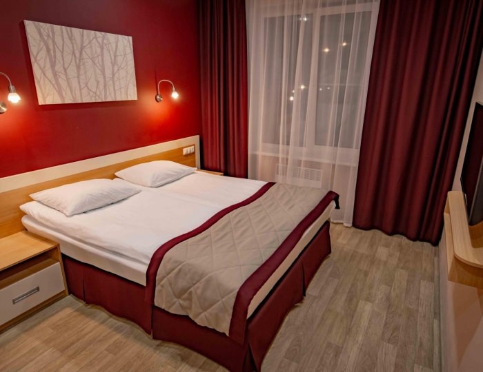 Номер комфорт с 1 двуспальной кроватью - Отель «Раздолье» Псков