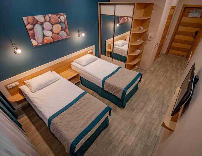 Номер комфорт с 2 односпальными кроватями - Отель «Раздолье» Псков