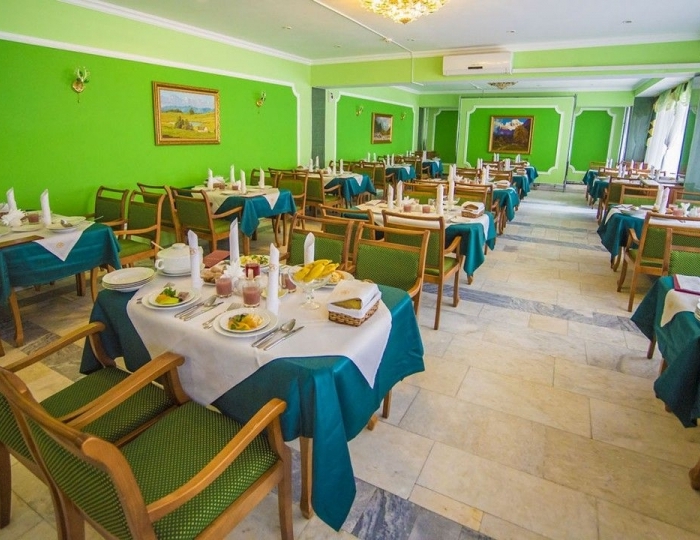 Обеденные залы - Санаторий «Виктория» Ессентуки