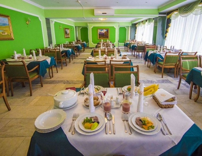 Обеденные залы - Санаторий «Виктория» Ессентуки