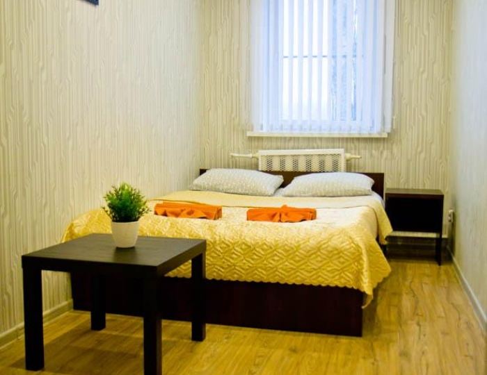 2-местный номер эконом с 1 двуспальной кроватью - Гостевой дом «Альянс» Великий Новгород