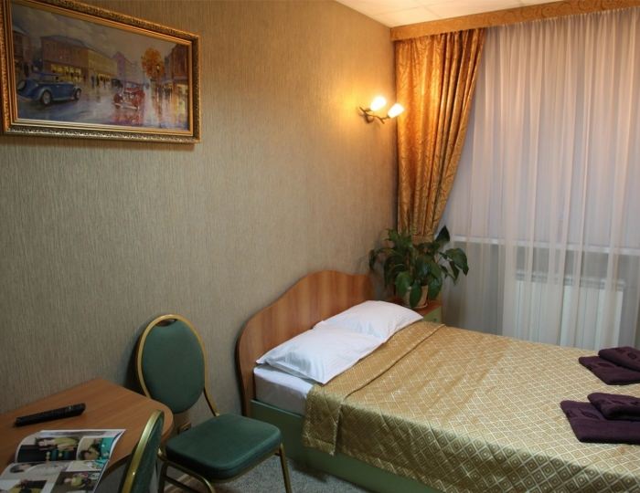 Стандарт-класс одноместный с двухспальной кроватью (однокомнатный - Отель «Стара Загора» Самара