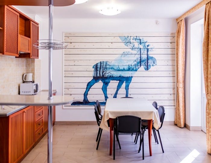 Коттедж для проживания 6 -ти человек с сауной №3 - Отель «Джунгли» (бывш. «Айвенго»)