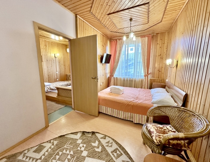 4-х местный 2-х комн. - Корпус 1 семейный - Загородный отель «Ателика Улиткино»