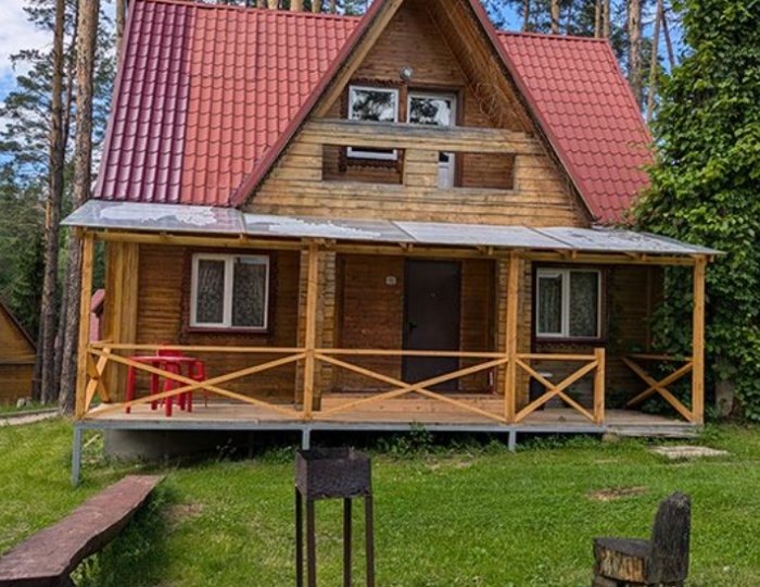 2-мест.(разм. в 6-мест.) коттедж "Богатырский" - Загородный отель «Ателика Улиткино»