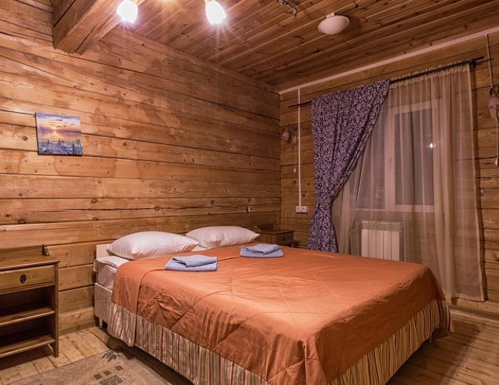 2-мест.(разм. в 6-мест.) коттедж "Богатырский" - Загородный отель «Ателика Улиткино»