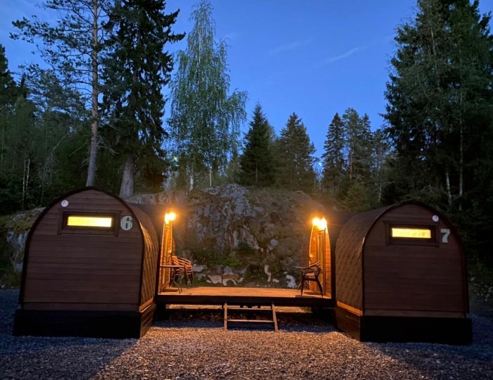 Коттедж Bochkanakarte / Бочка на карте Ляскеля