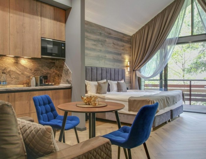 1-комнатный коттедж премиум - Гостиница Mairi Park Hotel / Майри Парк Отель Архыз