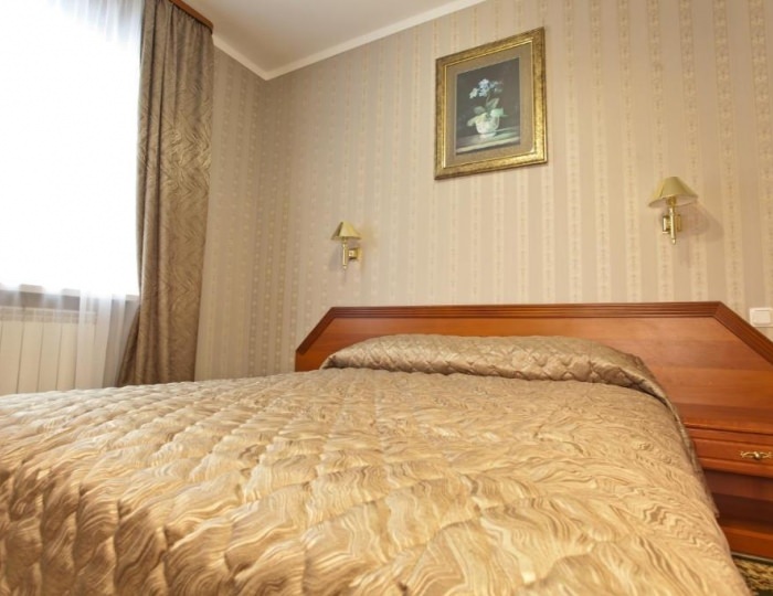 Номер стандарт с 1 двуспальной кроватью - Мини-отель «Олимп» Всеволожск