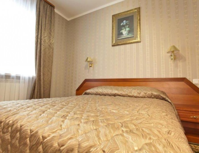 Номер стандарт с 1 двуспальной кроватью - Мини-отель «Олимп» Всеволожск