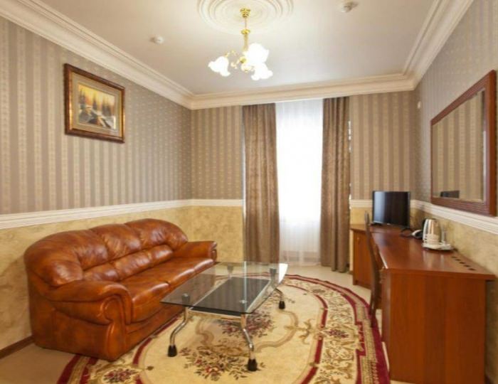 Номер студия семейный с 1 двуспальной кроватью - Мини-отель «Олимп» Всеволожск