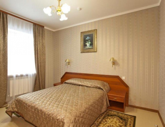 Номер студия семейный с 1 двуспальной кроватью - Мини-отель «Олимп» Всеволожск