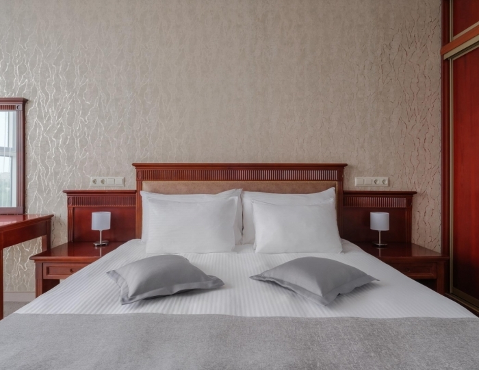 Оптима с двуспальной кроватью - Marins Grand Hotel / «Маринс Гранд Отель» Астрахань