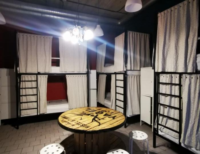 Кровать в общем 12-ти местном номере (удобства на этаже) - Хостел Yagel Loft Hostel / Ягель Лофт Мурманск