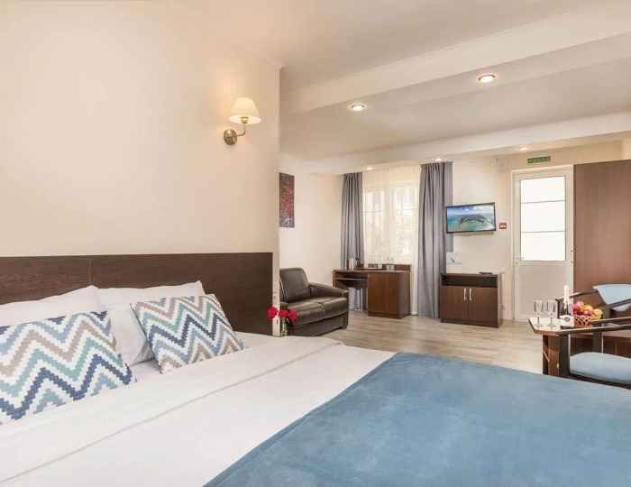 Апартаменты студия (с пансионом) - Гостиница «Дюны Золотые» Анапа