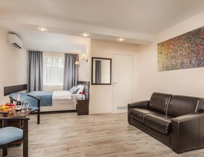 Апартаменты студия (с пансионом) - Гостиница «Дюны Золотые» Анапа