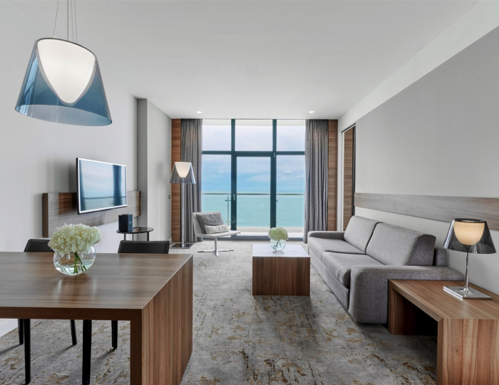 Люкс 2 местный Делюкс, кровать King size, панорамный вид на море - Отель Pullman Sochi Centre / Пуллман Сочи Центр