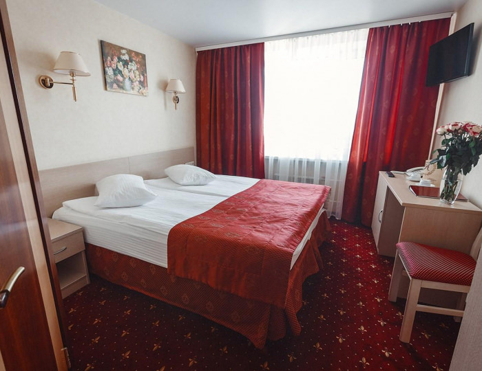 Номер стандарт с 1 двуспальной кроватью - Отель «Амакс Полярная Звезда» Новый Уренгой